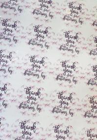 img 5 attached to Express Gratitude With Butterfly Thank You Stickers - Purple Butterfly Wishes - 40 Labels