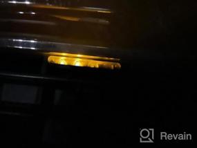 img 5 attached to KaiDengZhe 4X4 LED 4 в 1 гриль-светильник для поверхностного монтажа DC12V Беспроводной пульт дистанционного аварийного мигания Лампа-маяк Полицейский свет Проблесковый маячок Предупреждающий внешний свет для грузового прицепа Караван-фургон (белый янтарь)