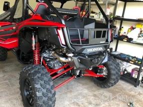 img 6 attached to Кровать SuperATV совместима с Honda Talon 1000R / 1000X 2020+ 2020+ Honda Talon 1000X-4 Устойчивая к ультрафиолетовому излучению стальная труба диаметром 3/4 дюйма Анкерные точки облегчают фиксацию груза!