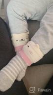 img 1 attached to RATIVE RG-72100: Non-Skid Slipper Socks for Baby Toddler Kids Girls - Enhanced Safety and Grip review by Kelly Slevira