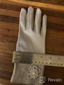 img 8 attached to 🧤 Lovful Women's Sunscreen Gloves: Lightweight Cotton Touch Screen Driving Gloves with UV Sun Protection