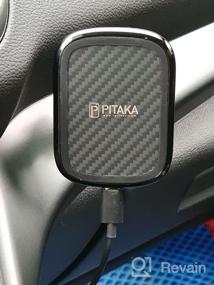 img 9 attached to 🔌 Pitaka CM3001Q Black/Black: Magnetic Holder with Wireless Charging Excellence
