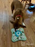 img 1 attached to Lewhoo Interactive Dog Toys With Brush And Treats Puzzle For Mental Enrichment And IQ Training review by Dennis Long