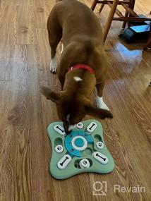 img 8 attached to Lewhoo Interactive Dog Toys With Brush And Treats Puzzle For Mental Enrichment And IQ Training