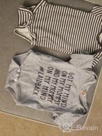 img 1 attached to Cute And Comfy Neutral Romper For Newborns With Adorable Aunt Saying - Loveternal Cotton Onesie For Boys And Girls (0-12 Months) review by Jay Chowdhury