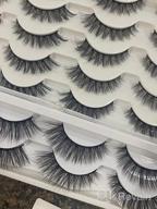 img 1 attached to 14 Pairs Natural Wispy False Eyelashes Spiky Lashes Clear Band Newcally Manga Anime Cosplay Asian Japanese Korean Fake Eye Lash review by Candace Young