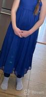 img 1 attached to Stunning Chiffon Formal Flower Dresses: Perfect Bridesmaid Attire for Girls review by Rebecca Smith