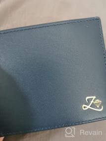 img 6 attached to Get Organized in Style with Zofiny's Genuine Nappa Leather Men's Wallet
