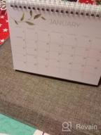 img 1 attached to 2023 Small Desk Calendar With Stickers - October 2022 To June 2024 - 6" X 8" Flip Desktop Organizer For Easy Organization - Beautiful Greenery Design review by Rory Stice
