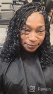 img 1 attached to Pre-Twisted Passion Twist Hair, 8 Packs Of 10-Inch Short Crochet Hair In Ombre Brown Tones For Black Women - Bohemian Hair Extensions With A Passion Twist Braiding Style (Color: T30) review by Elizabeth Fuentes