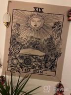 img 1 attached to 🌙 AWAYTR Set of 3 Tarot Tapestry Wall Hanging Decor - Star, Sun, and Moon Tarot Card Tapestries - Bohemian Room Decoration in Black and White - 20x16 inches review by Gary Zielinski