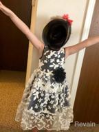 img 1 attached to Bow Dream Rustic Bridesmaid Lavender Dress for Girls review by Susan Foley