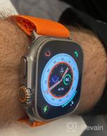 img 2 attached to 🍏 Apple Watch Ultra 49mm Titanium Case Cellular - Titanium/Orange Alpine Loop review by Iyaant Mahameru ᠌