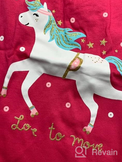 img 1 attached to 👧 Get your Toddler Summer-ready with our Girls Unicorn T-Shirt 3-Pack review by Mindy Light