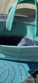img 7 attached to Фиолетовая сумка через плечо для ноутбуков HP, Dell, Lenovo и Asus с диагональю экрана 15,6 дюймов: защитный чехол и стильный футляр для переноски для женщин