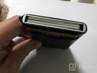 img 1 attached to ManChDa Genuine Leather Business Card Holder - Sleek & Stylish Men's Accessories review by Jeremy Hong