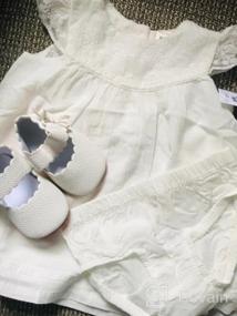 img 6 attached to Adorable & Comfy - HONGTEYA Baby Girls' Ballet Mary Janes With Sidebow