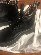 img 1 attached to LONSOEN Waterproof Lace/Zip Up Kids Boots for Boys and Girls - B01N3W1YCD review by Trey Dikici