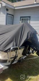 img 7 attached to 600D Marine Grade Polyester Waterproof Boat Cover - All Weather Protection For V-Hull, TRI-Hull, Pro-Style, And Fishing Boats, Heavy Duty And Durable