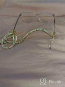 img 8 attached to Terylene Eyeglasses Strap Holders - Glasses Lanyard Around Neck - Eyeglass Chains For Women Men - Eye Glasses Accessory Chain - 3 Pcs Black