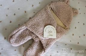 img 6 attached to Pink Soft Plush Swaddle Blankets For Newborn Baby Girls - Cute Nursery Items By XMWEALTHY