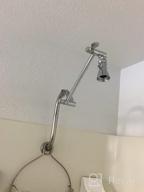 img 1 attached to Aisoso Shower Extension Arm - Adjustable Height And Angle Arm With Premium Solid Brass Construction And Anti-Leak Design review by Seth Hogate