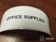 img 1 attached to Efficient Organization Made Simple With OfficeSmartLabels White File Folder Labels - 8 Rolls With 130 Labels Per Roll (Compatible With 30327) review by Shafiq Wang