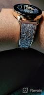 img 1 attached to SAMSUNG Galaxy Watch 4 Band 40Mm 44Mm 42Mm 46Mm 20Mm Diamond Bracelet Quick Release Pin For Active 2 & 42MM Smartwatch - NewWays review by Jennifer Christensen
