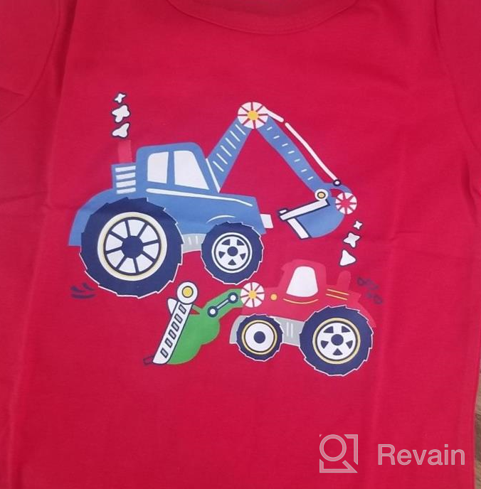 img 1 attached to Cute Cartoon Toddler Crewneck Sweatshirt for Boys - Children's Clothing review by Jeff Long