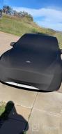 картинка 1 прикреплена к отзыву Автомобильный чехол премиум-класса для Tesla Model 3 - устойчивый к ультрафиолетовому излучению, ветрозащитный и устойчивый к царапинам чехол для седана на открытом воздухе от Xipoo Fit (черный) от Justin Cranford