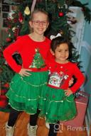 картинка 1 прикреплена к отзыву Солнечное платье для девочек длинным рукавом с Рождественской совенкой и блестящей тюлем от Thao Valdivieso