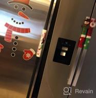 img 1 attached to Christmas Kitchen Decor Set: 4 Snowman Refrigerator Handle Covers, Advent Calendar, And Clings - Festive Fridge, Oven, And Cabinet Appliance Door Handle Protectors And Display review by Carolyn Brown