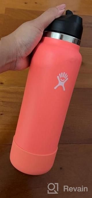 img 1 attached to Vmini Protective Silicone Boot - Anti-Slip Bottom Sleeve Cover For Hydro Flask & 12-40 Oz Water Bottles review by Sabryna Wickings