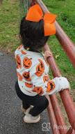 img 1 attached to Halloween Sweatshirt For Toddler Boys And Girls: Get Your Little One Holiday-Ready With Pumpkin Crewneck Sweater Shirt And Matching Clothes review by Robert Weeks