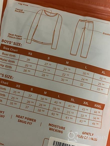 img 1 attached to Mancyfit Thermal Underwear Fleece X Small Boys' Clothing: Optimal Winter Comfort in Underwear review by Brian Buck