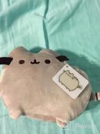 img 1 attached to Cute And Cuddly: GUND Pusheen Plush Stuffed Animal Cat - 6 IN Gray review by Denise Berry