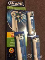 img 1 attached to 💡 4 Pack of Oral-B Cross Action Electric Toothbrush Replacement Brush Heads review by Kio Walker ᠌