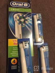 img 5 attached to 💡 4 Pack of Oral-B Cross Action Electric Toothbrush Replacement Brush Heads