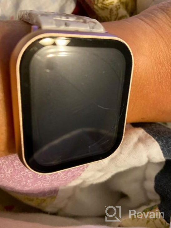 img 1 attached to Rose Gold Fohuas Watch Case For Apple Watch Series 6/5/4/SE 40Mm - With Protective Screen, Hard PC Bumper, And Impact HD Clear Air Bubble-Free Design review by Tony Basler