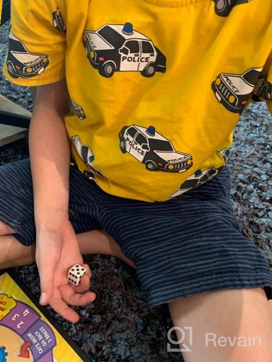 img 1 attached to 🦖 HILEELANG Boys' Sleeve Dinosaur T Shirt Undershirt review by Douglas Norton