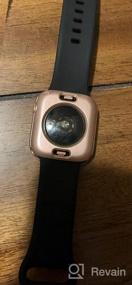 img 7 attached to Водонепроницаемый чехол с защитой на 360 ° со стеклянным протектором экрана и бампером для ПК для Apple Watch серии 40 мм 6/5/4 / SE - розовое золото