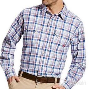img 7 attached to Ariat Solid Shirt 2XL T 👕 Silver: Премиальная мужская одежда для стиля и комфорта
