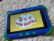 img 2 attached to 7 Inch Android 10 Kids Tablet with 32GB ROM, Kid-Proof Case for Infant, Toddlers & Home-School Children (Green) review by Trn Ngc Qu (Edwards ᠌