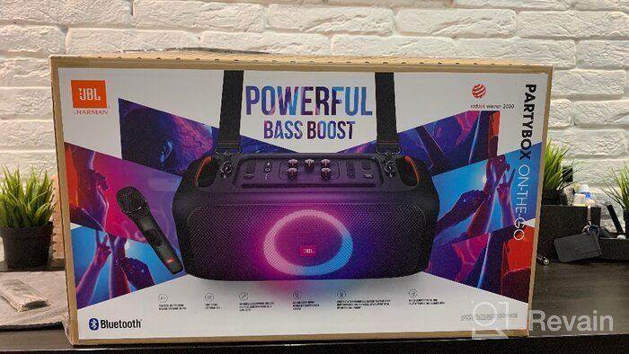 img 2 attached to Renewed JBL PartyBox On-The-Go Portable Speaker with Built-in Lights in Black review by Adithep Kampanat ᠌