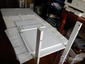 img 5 attached to Кухонная тележка YITAHOME на колесиках с местом для хранения и 3 ящиками - идеально подходит для дома и столовой