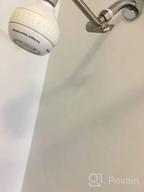 картинка 1 прикреплена к отзыву Upgrade Your Shower Experience With TRUSTMI'S Adjustable Height 4 Inch Brass Shower Head Combo In Brushed Nickel от Thomas Landis