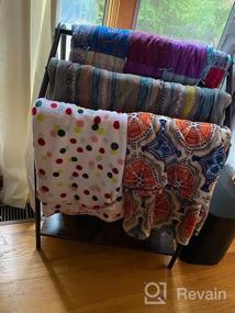 img 8 attached to Organize Your Linens In Style With Hoobro'S 3-Tier Blanket Rack Stand With Storage Shelf
