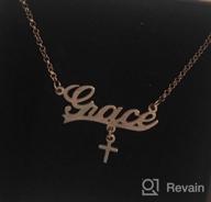 img 1 attached to 🎀 Personalized Girls' Necklace by CLY Jewelry: Customizable Necklaces & Pendants review by Mike Weaver