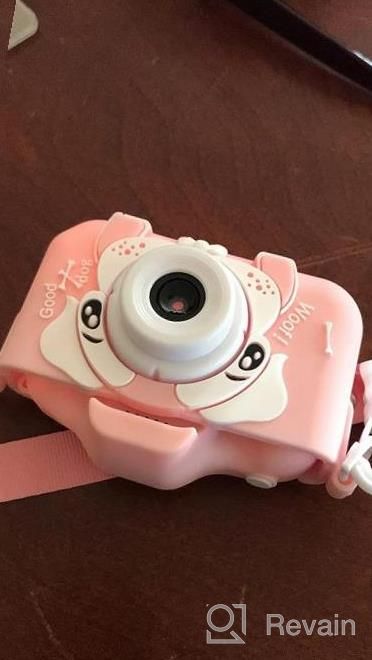 img 1 attached to 20MP Digital Camera For Kids & Toddlers – Mini Selfie Video Camera, 2.0 Inch IPS Screen - 32GB SD Card Included - Sinceroduct Pink Kids Camera review by Dwayne Shavers