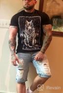 img 1 attached to Stay Stylish In The Summer With Betusline Men'S Distressed Denim Shorts review by Antonio Ashton